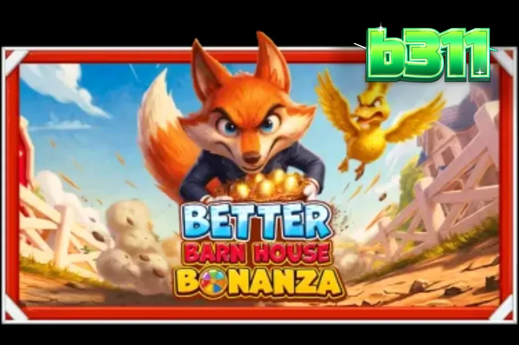 Visual vibrante e cartoon do slot Better Barn House Bonanza com personagens da fazenda